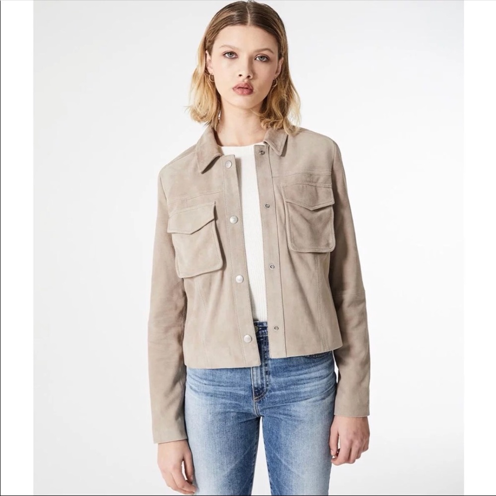 🔥 AG Ari trucker jacket 100% lamb leather